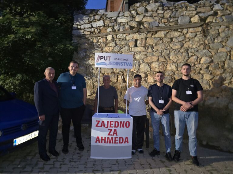 ZAJEDNO ZA AHMEDA – U Novom Selu prikupljeno 686,50 € novo selo zajedno za ahmeda