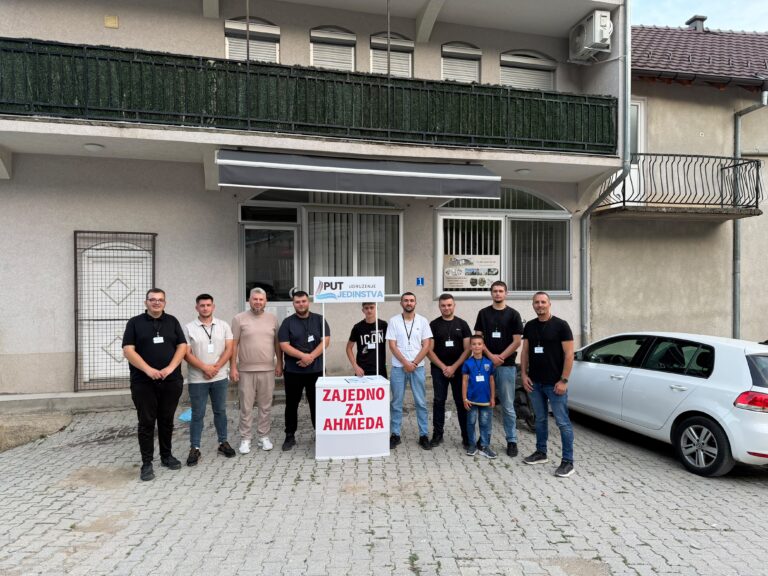 ZAJEDNO ZA AHMEDA – U Planjanu prikupljeno 1.471 € i 10 CHF Planjane "Zajedno za Ahmeda"